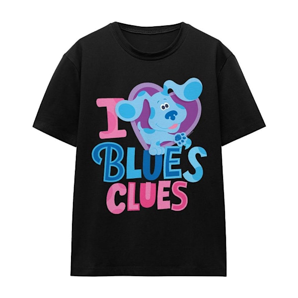 Blue´s Clues & You! Unisex Vuxen I Heart Blue T-Shirt XL Svart Black XL