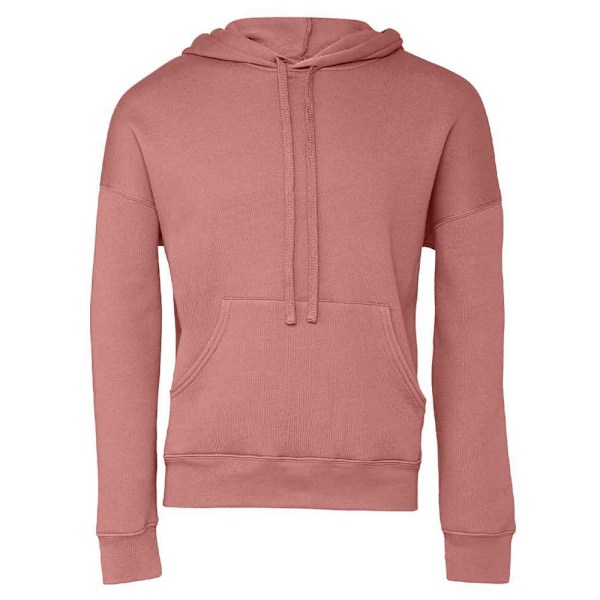 Bella + Canvas Unisex Adult Sponge Fleece Hoodie XS Mauve Mauve XS