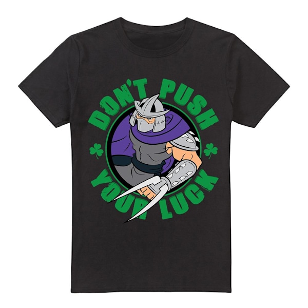 Teenage Mutant Ninja Turtles Herr Lycka Shredder St Patrick's Day Black 4XL
