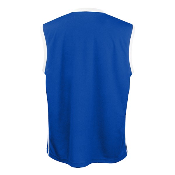 Spiro Herr Basket Quick Dry Ärmlös Topp L Royal / Vit Royal / White L