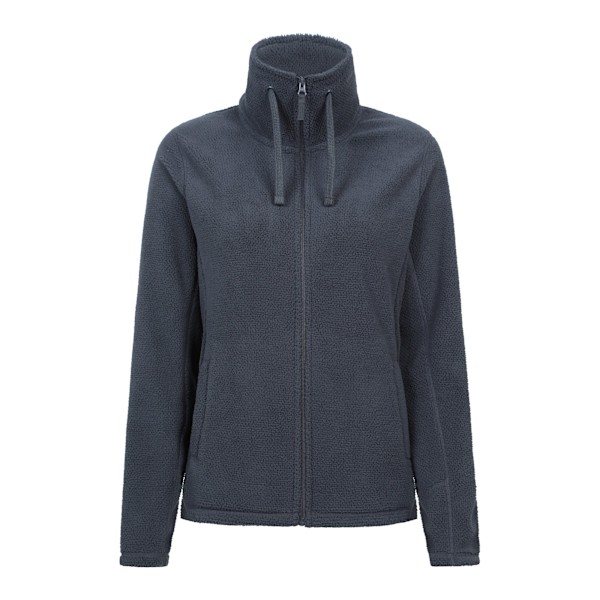 Mountain Warehouse Arnes Fleecejacka med Full Dragkedja för Dam - Modell 1 Charcoal 12 UK