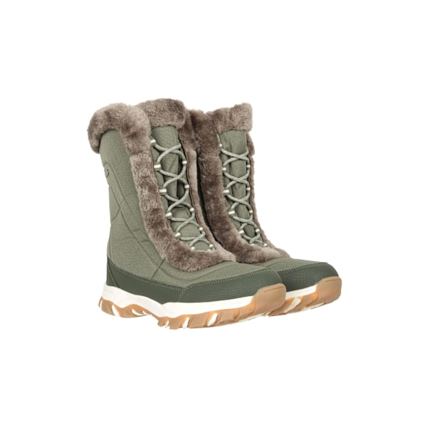 Mountain Warehouse Ohio Snöskor för Kvinnor/Dam 8 UK Khaki Grön Khaki Green 8 UK