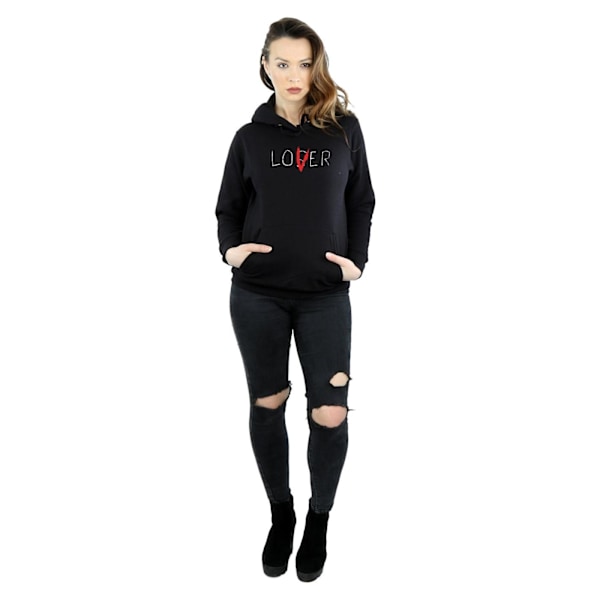 It Womens/Ladies Loser Lover Bomull Hoodie L Svart Black L