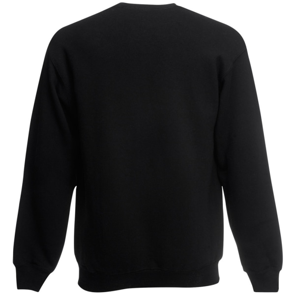 Fruit Of The Loom Herr Set-In Belcoro® Garn Sweatshirt XL Svart Black XL