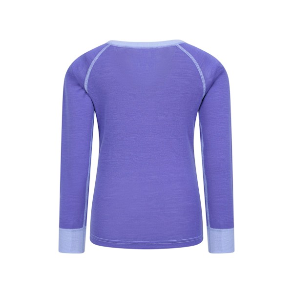 Mountain Warehouse Barn/Barn Merino II Rundhalsad Underställströja Purple 3-4 Years