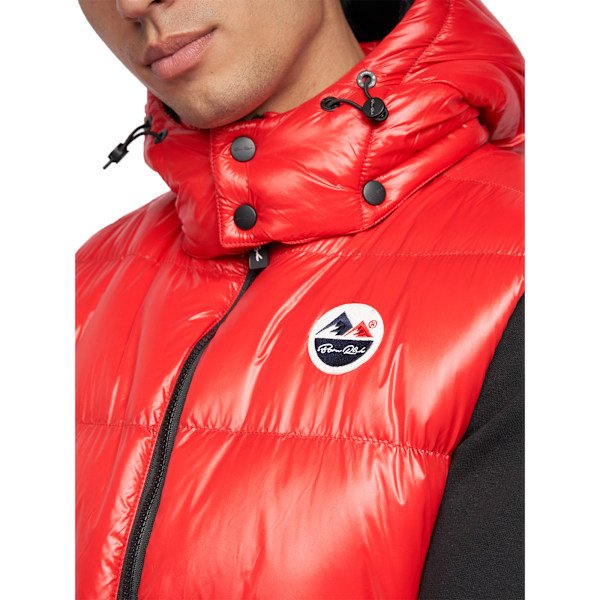 Born Rich Mens Henrico Hooded Gilet L Röd Red L