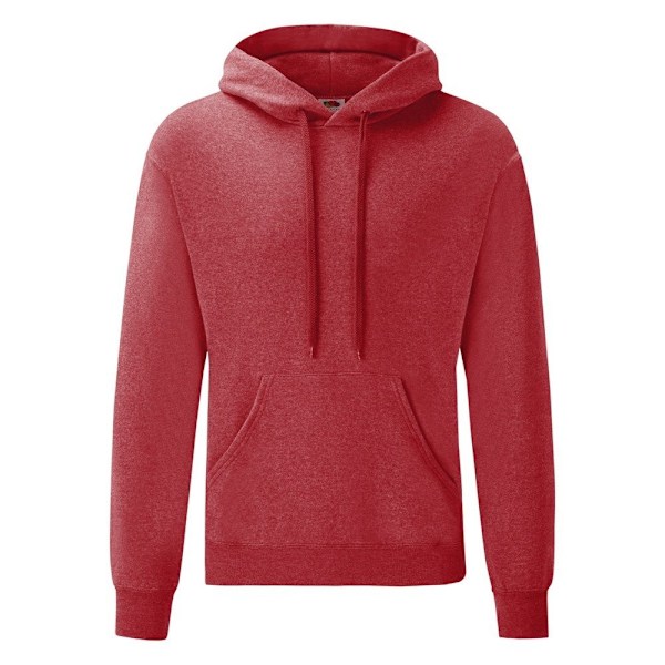 Fruit Of The Loom Herr Hoodie / Tröja M Heather Red Heather Red M