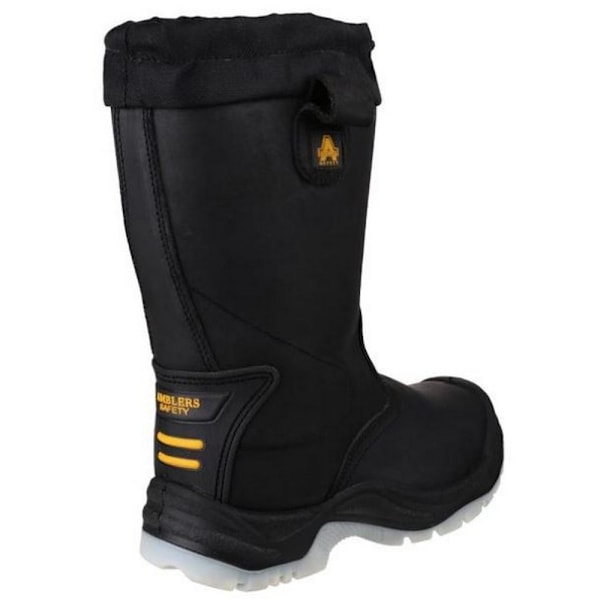 Amblers Steel FS209 Säkerhets Dragkedja / Dam Stövlar / Rigg Black 7 UK