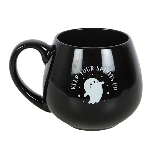 Something Different Keep Your Spirits Up Spöke Rund 500ml Mugg Black One Size