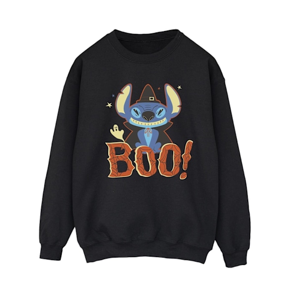 Disney Dam/Kvinnor Lilo & Stitch Boo! Sweatshirt S Svart Black S