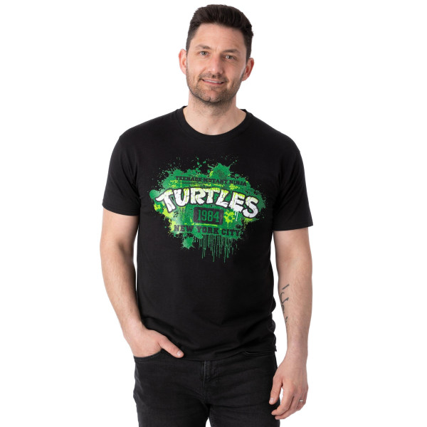 Teenage Mutant Ninja Turtles Mens 1984 New York City T-shirt XL Black XL