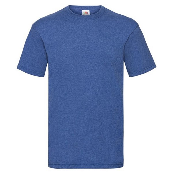 Fruit of the Loom Mens Valueweight Heather T-Shirt XL Retro Roy Retro Royal XL