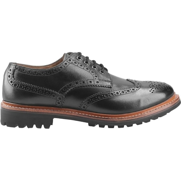 Cotswold Quenington Commando snörskor i läder för herr, storlek 11 Black 11 UK