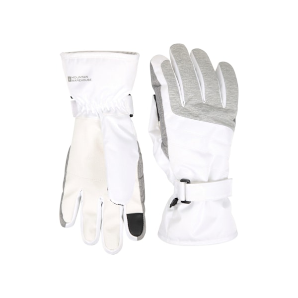 Mountain Warehouse Dam/Dam Glide Vattentäta Skidhandskar XS White XS