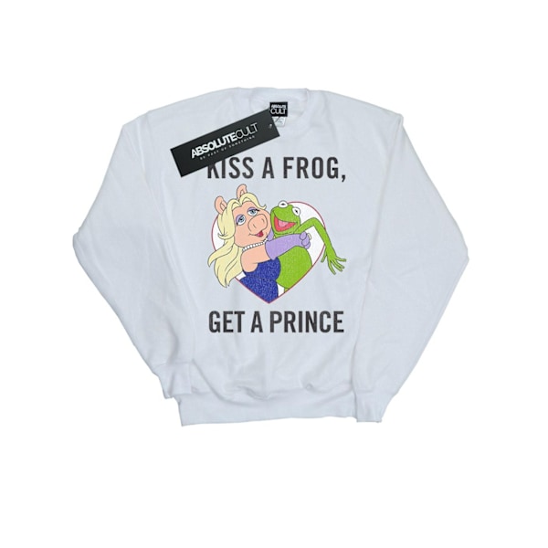 Disney Boys The Muppets Kiss A Frog Sweatshirt 5-6 år Vit White 5-6 Years