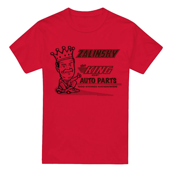 Tommy Boy Herr Zalinsky Auto T-Shirt 4XL Röd Red 4XL
