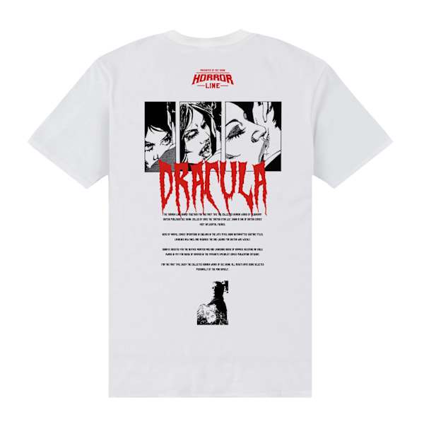 Horror Line Unisex Dracula Bites T-shirt 3XL Vit White 3XL