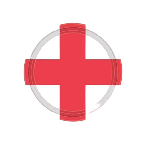 Amscan Pappers England Flag Partytallrikar (8-pack) One Size Whi White/Red One Size