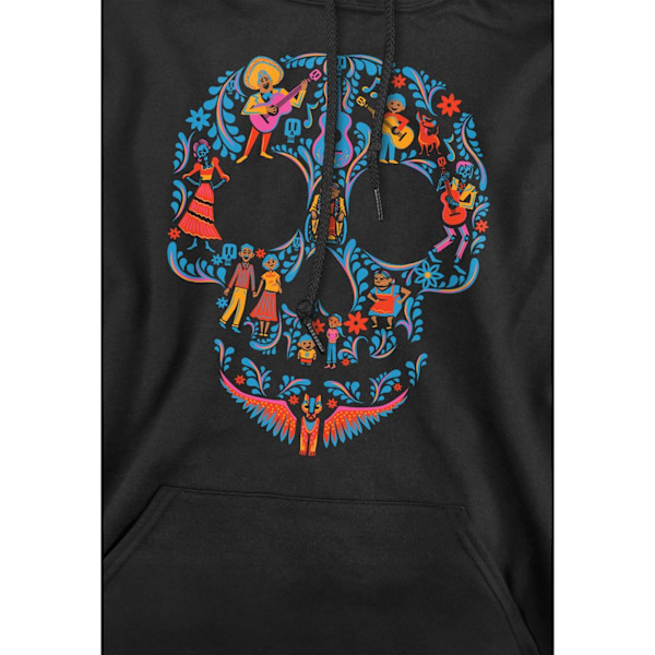 Coco Herrarnas Día de Muertos Rivera Familj Skalle Hoodie L Svart Black L