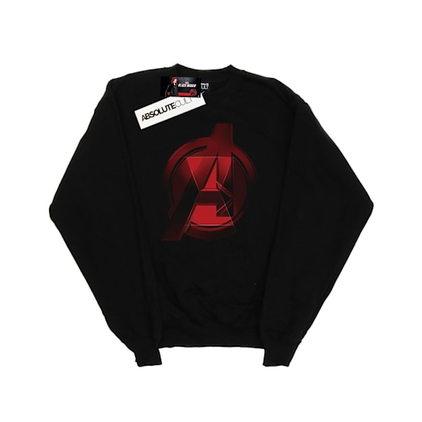 Marvel Boys Black Widow Movie Avengers Logo Sweatshirt 3-4 År Black 3-4 Years