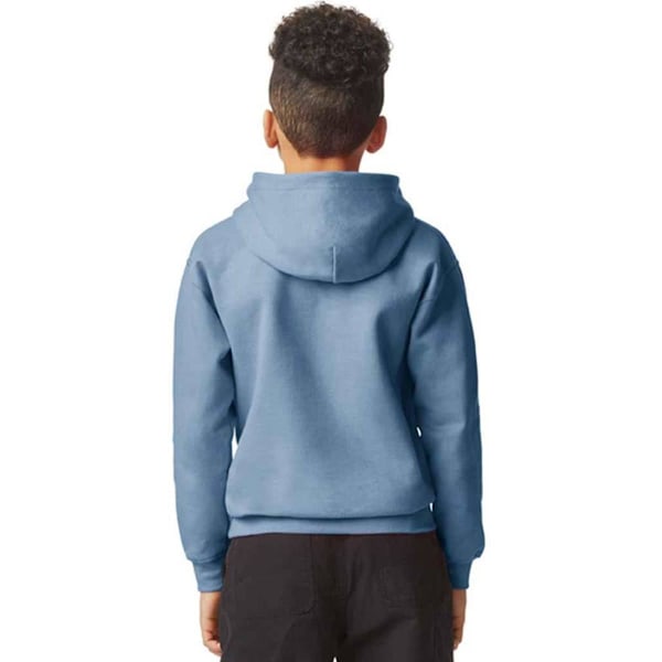 Gildan Barn/Kids Fleece Mellantung Hoodie XS Stone Blue Stone Blue XS