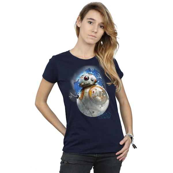 Star Wars: The Last Jedi Dam/Damer BB-8 Borstad Bomull T-shirt Navy Blue M