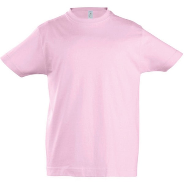 SOLS Barn Unisex Imperial Heavy Cotton Kortärmad T-shirt 12 år Medium Pink 12yrs