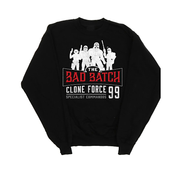 Star Wars Mens The Bad Batch Clone Force 99 Sweatshirt M Svart Black M