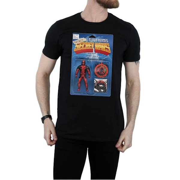 Marvel Deadpool Secret Wars Action Figure T-shirt S Svart Black S