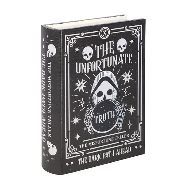 Something Different The Misfortune Teller Bokformad Förvaringslåda Black/White One Size