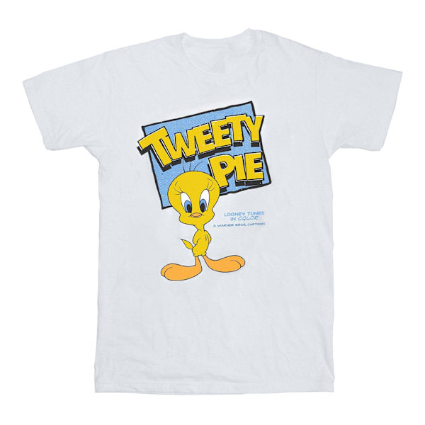 Looney Tunes Girls Tweety Pie Bomull T-shirt 5-6 år Vit White 5-6 Years