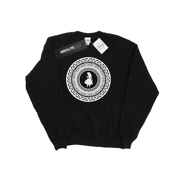 Disney Boys Alice In Wonderland Circle Sweatshirt 7-8 år Bla Black 7-8 Years