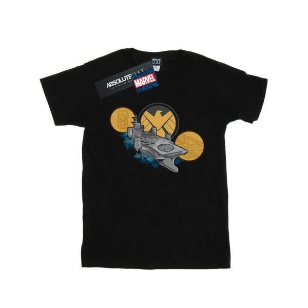 Marvel Boys S.H.I.E.L.D. Helicarrier T-shirt 5-6 år Svart Black 5-6 Years