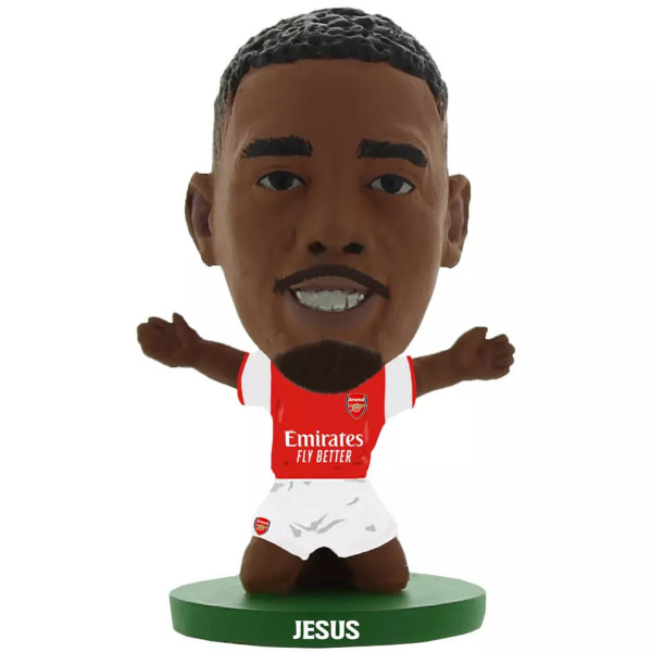 Arsenal FC Gabriel Jesus SoccerStarz Fotbollsfigur One Size White/Red One Size