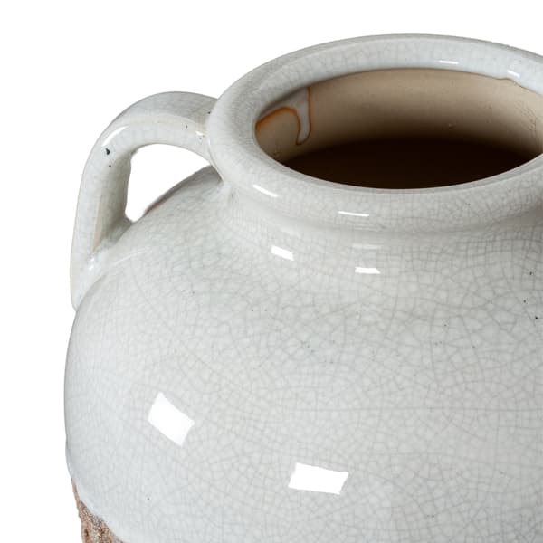 Hill Interiors Thorne Amfora Medium Vas 32cm x 21cm x 21cm Wh White 32cm x 21cm x 21cm