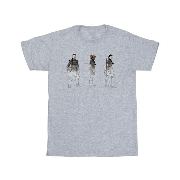 Star Wars Mens The Book Of Boba Fett Fennec Painted Concept T-S Sports Grey M