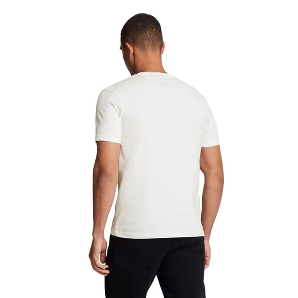 Lyle & Scott Dam/Dam Bomull Rundhalsad Oversized T-shirt 6 White 6 UK