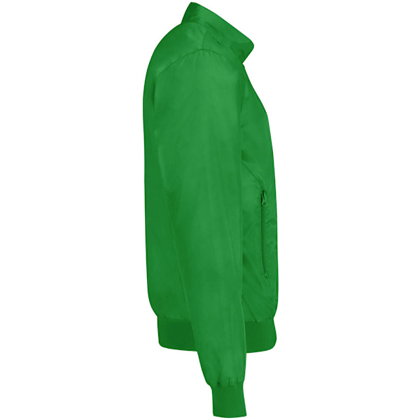 B&C Herr Trooper Lättvikts Bomberjacka med Huva L Real Green/ Real Green/ Neon Orange L