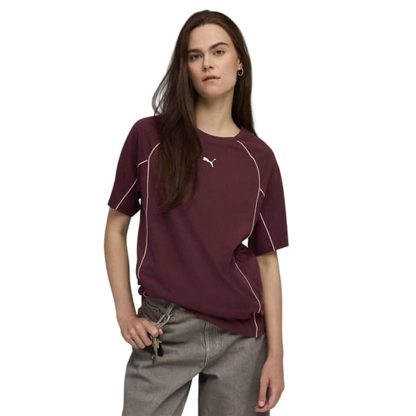 Puma Dam Sport Oversized T-shirt 10 UK Ruby Red Ruby Red 10 UK