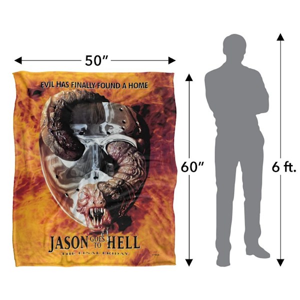 Fredagen den 13:e Jason Goes To Hell Poster Filt One Size Mult Multicoloured One Size