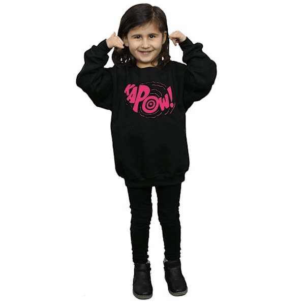 DC Comics Girls Batman TV-serie Kapow Sweatshirt 5-6 år Bla Black 5-6 Years