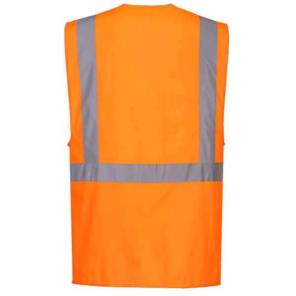 Portwest Herr Executive Pocket Hi-Vis Väst 4XL Orange Orange 4XL