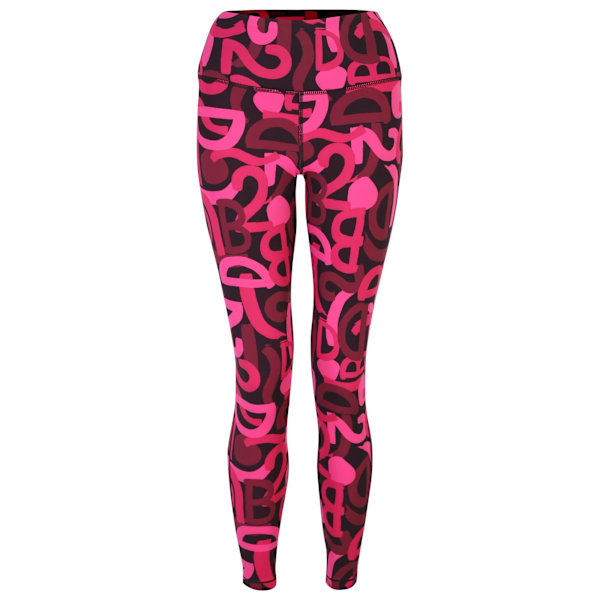 Dare 2B Womens/Ladies Influential Graffiti Lätta Leggings Pure Pink 8 UK