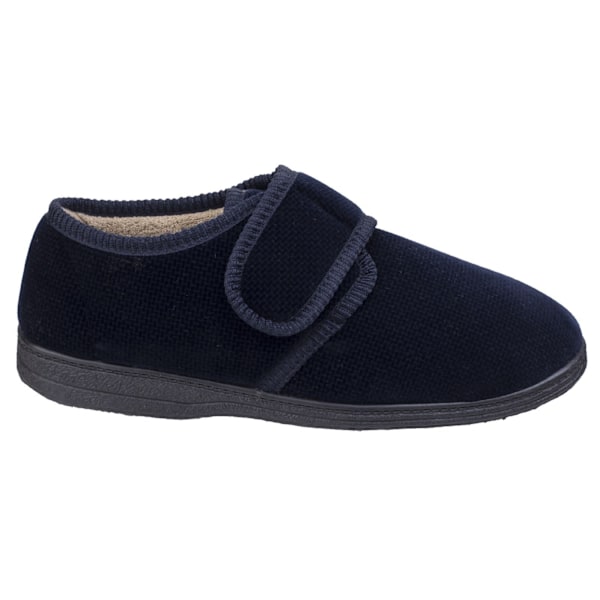 Fleet & Foster Herr Sam Touch Fastening Tofflor 8 UK Marinblå Navy 8 UK