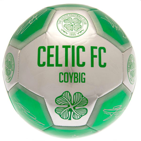 Celtic FC Signature Football 5 Grön/Silver Green/Silver 5