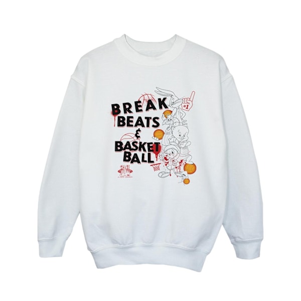 Space Jam: A New Legacy Girls Break Beats & Basketball Sweatshirt White 12-13 Years