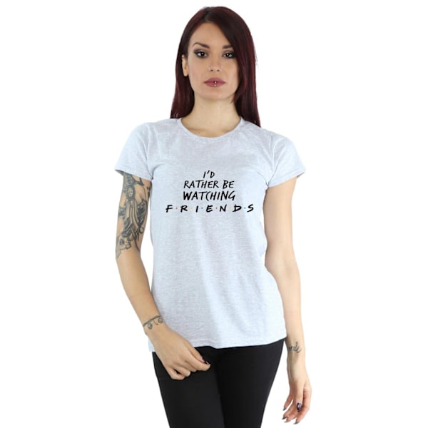 Friends Dam/Damer Hellre Titta På Bomull T-Shirt L Sport Sports Grey L