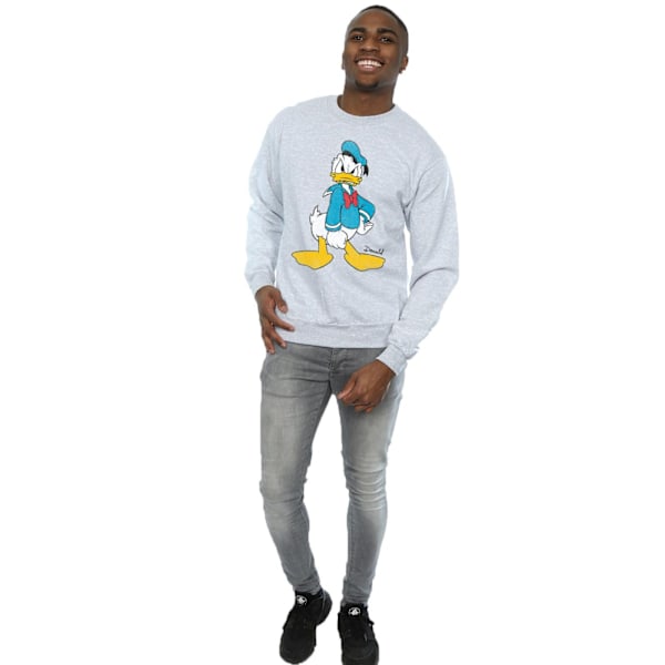 Disney Herr Angry Donald Duck Sweatshirt 3XL Sports Grey Sports Grey 3XL