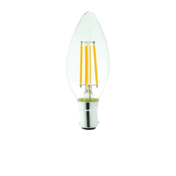 Lyveco SBC Clear LED 4 Filament 470 Lumen Ljus Ljus B Transparent One Size
