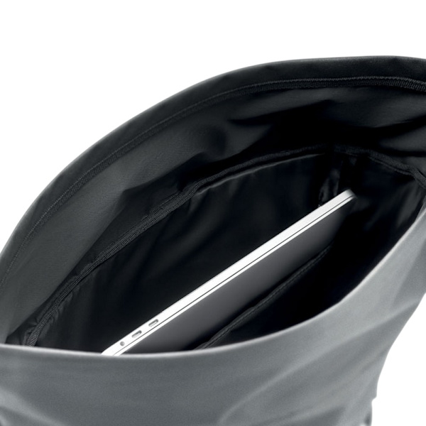 MidOcean Bright Rollpack Rulltopp Reflekterande Ryggsäck One Size Matt Silver One Size
